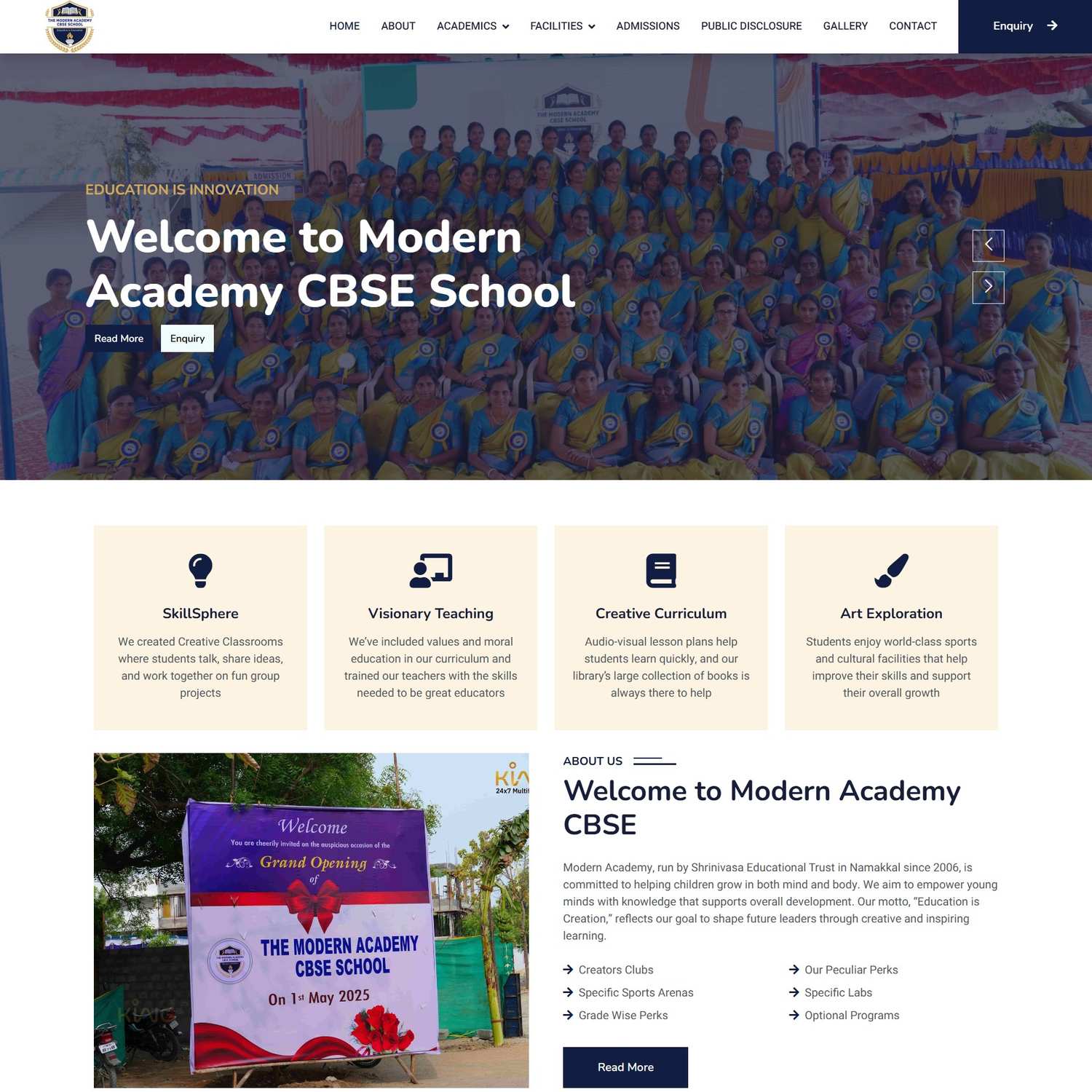 THE MODERN ACADEMY CBSE