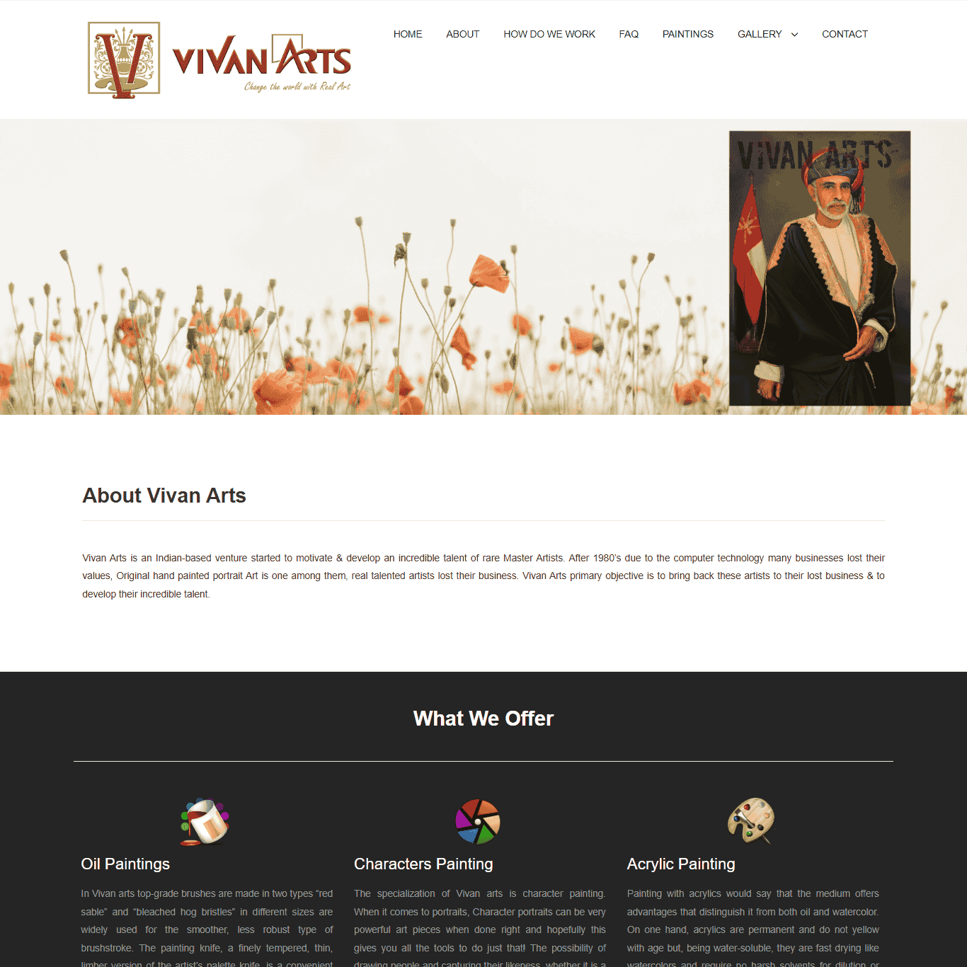 Art Gallery Website